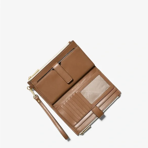 Michael Kors Jet Set Travel Double Zip Wristlet - Picture 2 of 7